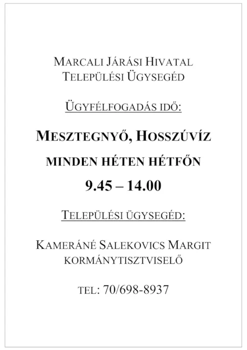 Ugyseged ugyfelfogadasi Rend 2022 04