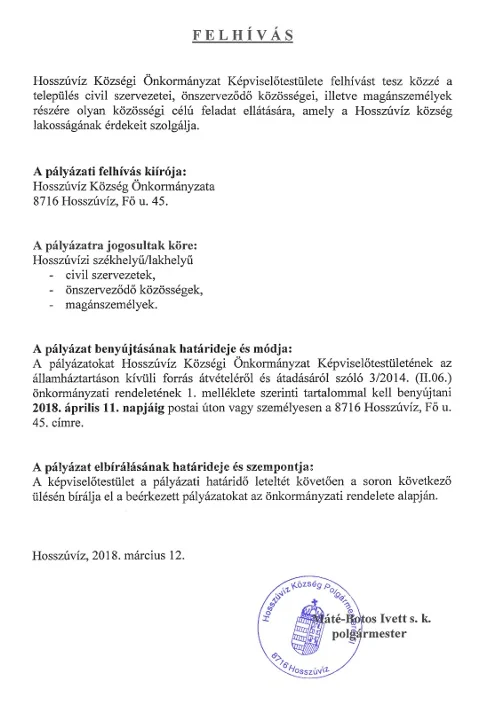 felhivas civil paly 2018hosszuviz
