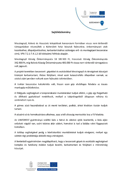 sajtokozlemenyVP6 munkagepek